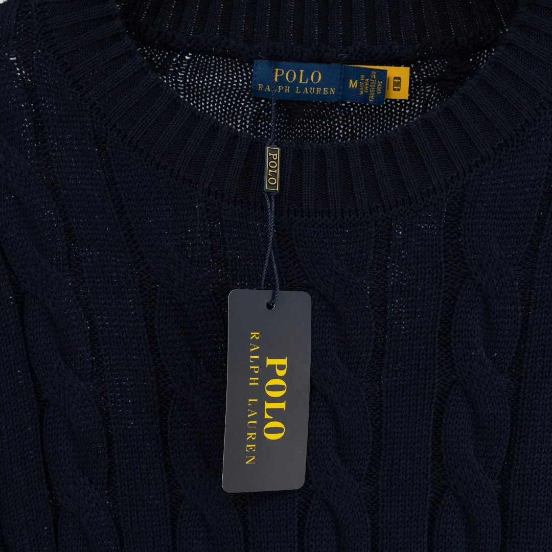 P280 top version (different currencies). You can scan the code to enter the official website. Style: Ralph Lauren POLO Ralph Lauren small label embroidered knitted old money style long-sleeved sweater. Color: Picture color. Size: S-XL. Fabric: pure cotton. Accessories: full set of customized accessories. No gender distinction. Same style for men and women.